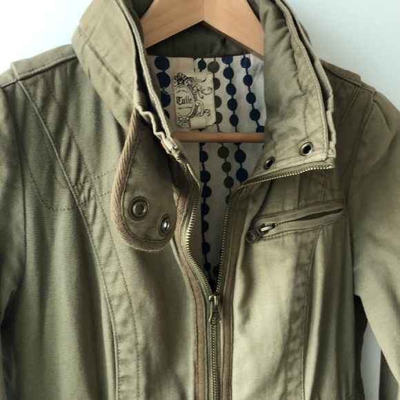 Olive Green Utility Jacket - Picture 2 of 9